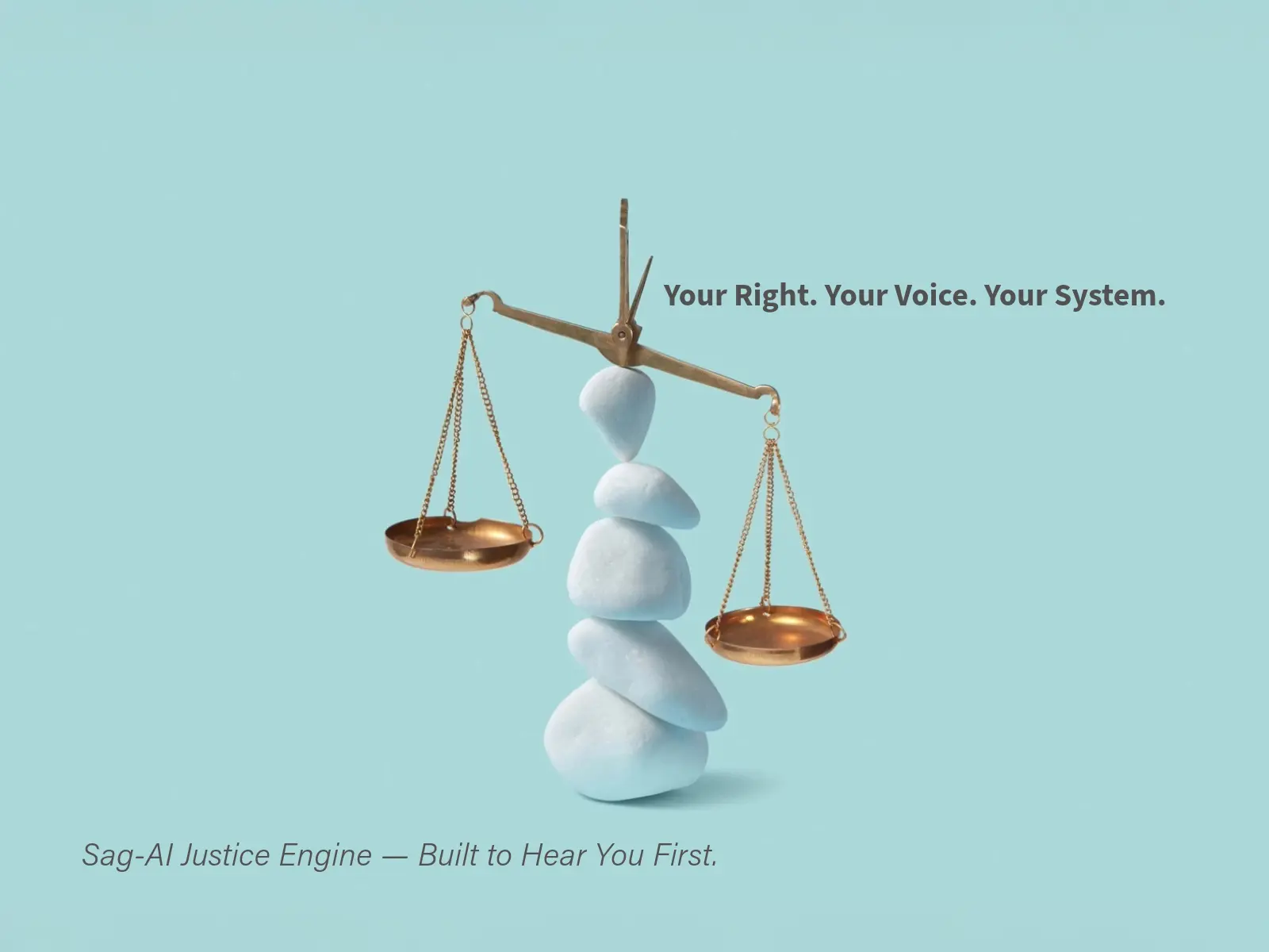 Justice, human rights, and intelligent protection by Sag-AI